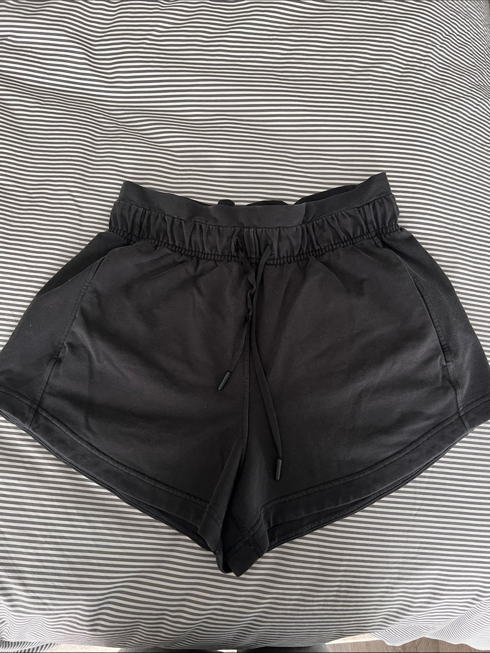 lululemon athletica Black Women's Athletic Shorts with Drawcord